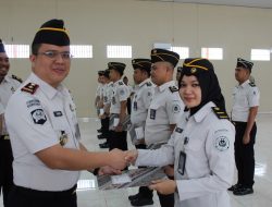 16 Pegawai Lapas Muara Enim Naik Pangkat, Kalapas Ingatkan Perkuat Integritas dan Profesionalisme