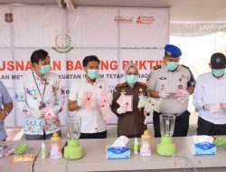 Kejari Banyuasin Musnahkan Barang Bukti Sitaan Tindak Pidana Dari Sabu Hingga Bea Cukai 