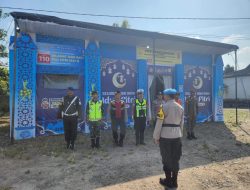 Apel Kesiapan Pos Pam Lorok KM 46 Petugas Siaga Layani Pemudik Operasi Ketupat Musi 2026