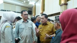 Bupati Askolani Ikuti Rakornas Bersama Mentan RI, Bahas Mitigasi Kekeringan Lahan Pertanian