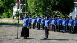 Pimpin Apel Gabungan Bulan April, Wabup Banyuasin Tekankan Disiplin