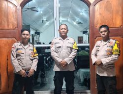 Pastikan Kegiatan Perayaan Ibadah Munggu Paska Di Gereja POUK OIKUMENE Cinta Manis Aman, Polsek Tanjung Batu PAM Pengamanan  Ogan ilir —