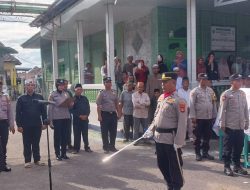 Polsek Tanjung Batu, Hadiri Pelaksanaan Prosesi Pemakaman Almarhum Bripka Bayu Adi Saputra anggota polda Lampung
