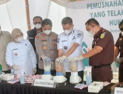 Bupati Ogan ilir Soroti Warga Yang Lindungi Pengedar Saat Pemusnahan Barang Bukti di Kejari Ogan Ilir Didominasi Narkotika,