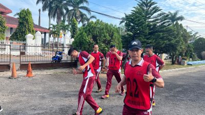 Personil Polsek Tanjung Batu, Pelaksanaan Tes Kesamaptaan Jasmani Berkala Periode I Tahun 2026