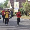 Personel Polsek Indralaya mengikuti kesamaptaan jasmani