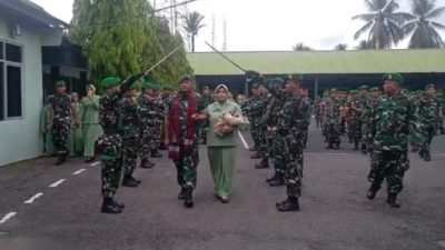 Pindah Tugas, Kodim 0404 Muara Enim Gelar Pisah Sambut Dandim Baru   