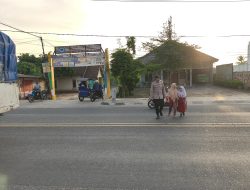 Strong Point Pagi, Polsek Indralaya Berikan Rasa Aman bagi Pelajar dan Pengguna Jalan