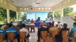 Kapolsek Indralaya mengikuti rapat lanjutan Penanggulangan Karhutlah