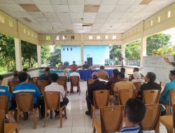 Kapolsek Indralaya mengikuti rapat lanjutan Penanggulangan Karhutlah