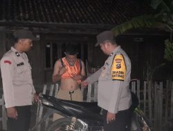 Polsek Muara Kuang Laksanakan KRYD Antisipasi Tindak Kejahatan di Malam Libur