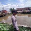 Polsek Pemulutan Ogan Ilir Lakukan Pemantauan Debit Air Sungai, Antisipasi Potensi Banjir