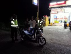 Polsek Muara Kuang Laksanakan KRYD Antisipasi Tindak Kejahatan di Malam Libur