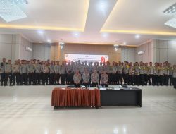 Bhabinkamtibmas Polsek Miara Kuang mengikuti kegiatan Binev Korbinmas Baharkam Polri