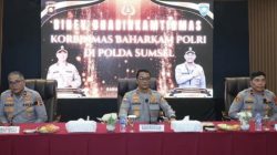 Bhabinkamtibmas Polsek Indralaya mengikuti kegiatan Binev Korbinmas Baharkam Polri*