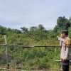 Cuaca Panas, Personil Polsek Muara Kuang Laksanakan Patroli Antisipasi Karhutla