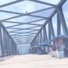 Ada Warung di Atas Jembatan Muara Sugihan Banyuasin, yang Lewat Bayar 50 Ribu