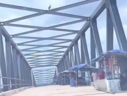 Ada Warung di Atas Jembatan Muara Sugihan Banyuasin, yang Lewat Bayar 50 Ribu