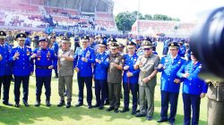 Hadiri HUT Nasional, Bupati HM Toha Tohet Ingatkan Peran Vital Damkar, Satpol PP dan Linmas