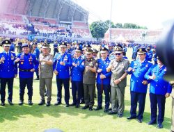 Hadiri HUT Nasional, Bupati HM Toha Tohet Ingatkan Peran Vital Damkar, Satpol PP dan Linmas