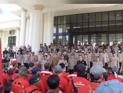 May Day 2026 di Ogan Ilir, Polsek Indralaya Polres Ogan Ilir Siaga Penuh Kawal & Amankan Penyampaian Aspirasi Buruh