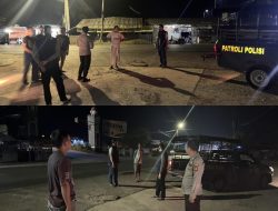 Patroli Polsek Indralaya Antisipasi 3C dan Perkuat Koordinasi Keamanan.