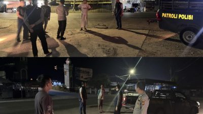 Patroli Polsek Indralaya Antisipasi 3C dan Perkuat Koordinasi Keamanan.
