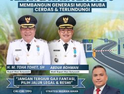 Waspada TPPO, Bupati Muba HM. Toha Tohet Ajak Generasi Muda Jalani Prosedur Migran Aman