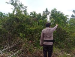 Personil Polsek Muara Kuang Laksanakan Patroli Antisipasi Karhutla