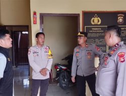 Kapolsek Tanjung Batu Tinjau Subsektor Lubuk Keliat, Cek Kesiapan Personel dan Sarana Pelayanan