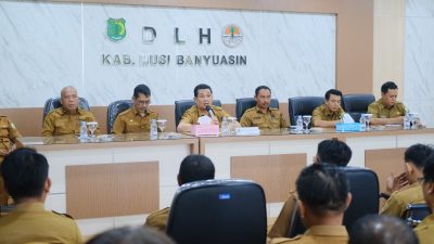 Silaturahmi ke DLH Muba, Ajak ASN Tetap Solid dan Semangat Tingkatkan Kinerja