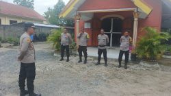 Pastikan Kegiatan Perayaan Kenaikan Isa Almasih Di Gereja POUK OIKUMENE Cinta Manis Aman, Polsek Tanjung Batu PAM Pengamanan