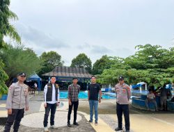 Kanit Reskrim Polsek Tanjung Batu, Pimpin PAM Pengamanan di Objek Wisata Terrraz Water Park dan Cenara Vinland
