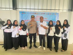 Kapolsek Tanjung Batu Bersama Anggota Hadiri Peresmian Gedung Koperasi Merah Putih lDi Desa Rengas II