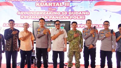 Polres Muba Ikuti Launching 166 SPPG Polri, Bupati Muba: Pemkab Siap Bersinergi Dukung Distribusi Pangan 