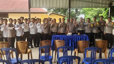 Kapolsek Tanjung Raja Berikan Arahan Kerja Dan Lakukan Pengecekan Barang Inventaris, Tekankan Disiplin Dan Optimalisasi Tugas
