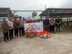 Dalam Rangka Peringati HUT Bhayangkara Ke 80, Kapolres Ogan Ilir Salurkan Bantuan Sosial di Desa Burai, Wujud Kepedulian Polri untuk Masyarakat