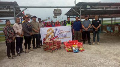 Dalam Rangka Peringati HUT Bhayangkara Ke 80, Kapolres Ogan Ilir Salurkan Bantuan Sosial di Desa Burai, Wujud Kepedulian Polri untuk Masyarakat