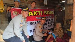 Sambut HUT Bhayangkara Ke-80, Polsek Tanjung Batu Salurkan Bantuan Sosial ke Masyarakat