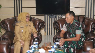 Kunjungi Kodim 0404, Plt. Bupati Muara Enim Ajak TNI Bersinergi Kawal Stabilitas Daerah