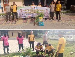 Sambut HUT Bhayangkara ke-80, Polsek Tanjung Batu Tanam 50 Pohon sebagai Wujud Kepedulian Lingkungan