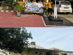Wujud Kepedulian Lingkungan : Polsek Pulau Rumau Tanam 50 Pohon, Sambut HUT Bhayangkara ke-80