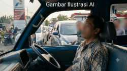 Diduga Kelelahan, Sopir Truk Meninggal Saat Antri BBM di SPBU Sembawa