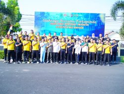 Perkuat Sinergitas,Bupati HM Toha Tohet ikuti Senam Bersama Forkopimda di Mapolres Muba     Momentum Hangat Olahraga Bersama Guna Jaga Kekompakan Lintas Sektoral