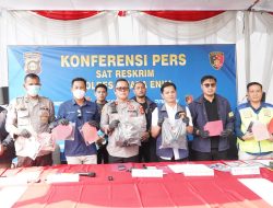 Satreskrim Polres Muara Enim Tindak Tegas PETI, Ringkus Belasan Tersangka Empat Ekskavator dan Lima Truk Batubara Ilegal Disita