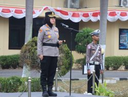 Apel Perdana, Kapolres Ogan Ilir AKBP Rizka Aprianti .SH.,S.I.K.,MH.Tekankan Disiplin, Profesionalisme, dan Pelayanan Prima