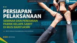 Muba Bersiap Sambut Presiden, Peresmian Pabrik KUD Sejahtera Jadi Sorotan Nasional