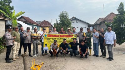 Cegah Perjudian Sabung Ayam, Kapolsek Tanjung Raja Turun Langsung Pimpin Patroli Gabungan di Desa Kerinjing   