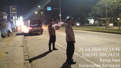 Polsek Pemulutan Intensifkan Patroli Dini Hari, Antisipasi Pencurian dan Premanisme Demi Ciptakan Kamtibmas Kondusif