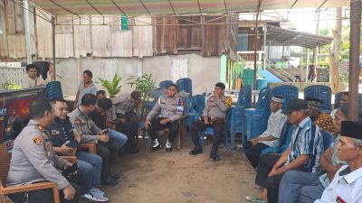 Polsek Pemulutan, Gencarkan Imbauan Dan Larangan Karhutla Melalui Program TSKD (TOURING SAMBANG KE DESA-DESA)